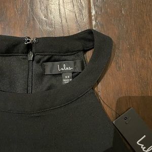 Lulus Black XS dress - New with Tags NWT